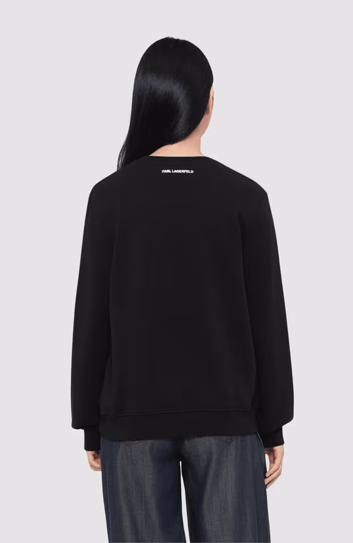 Logo Rhinestone Sweatshirt