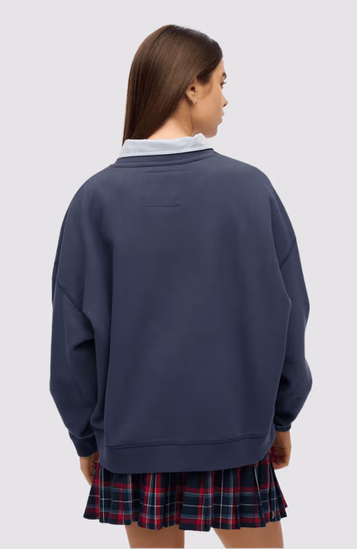 ATHLETIC OVERSIZED CREW 