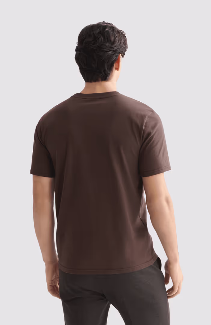 Left chest artwork regular-fit T-shirt