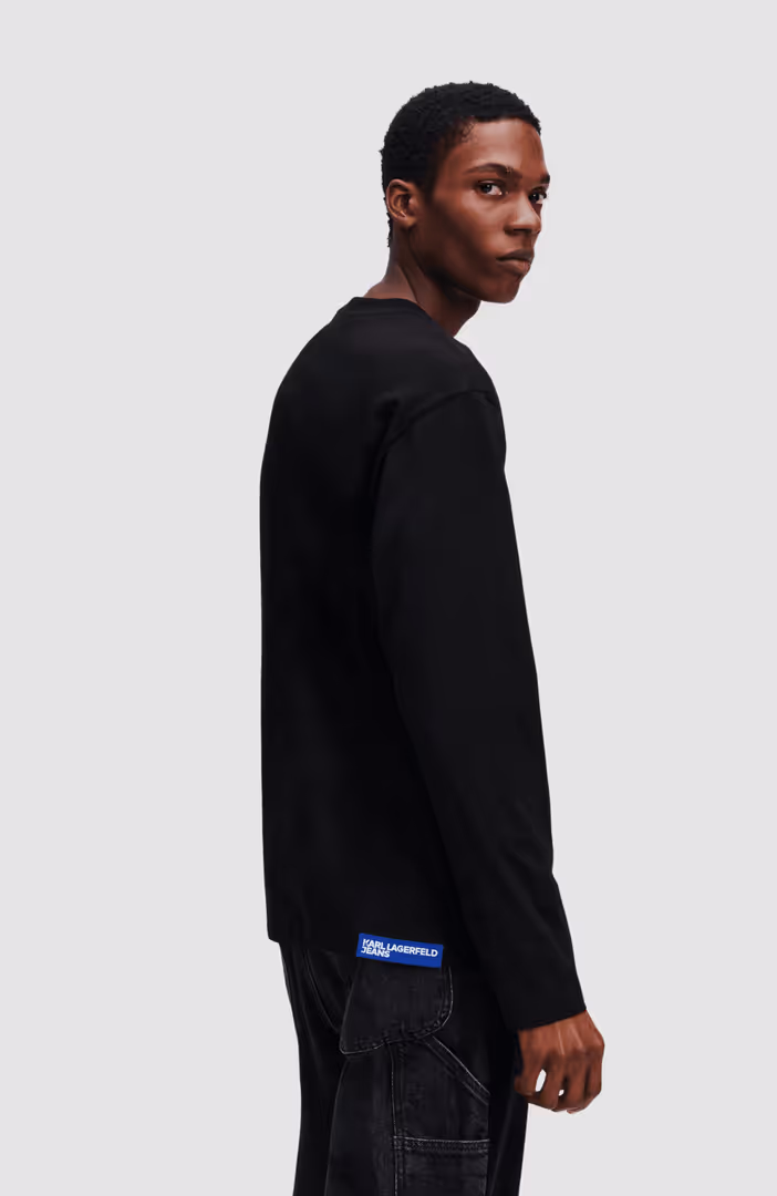 KLJ REGULAR MONOGRAM LSLV TEE