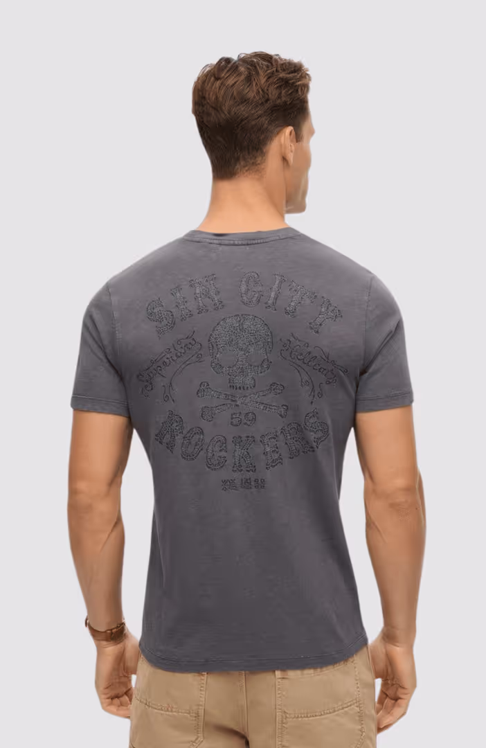 Retro Rocker Graphic T Shirt