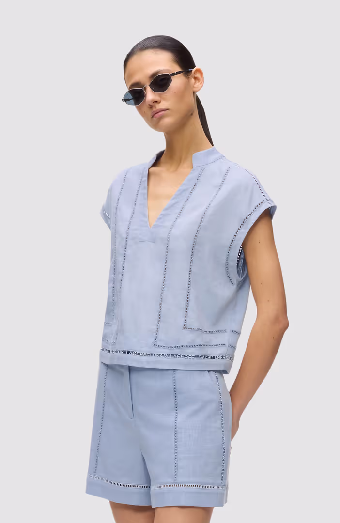 Embroidery Detail Blouse