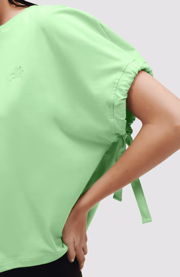 Drawcord Sleeve T-Shirt