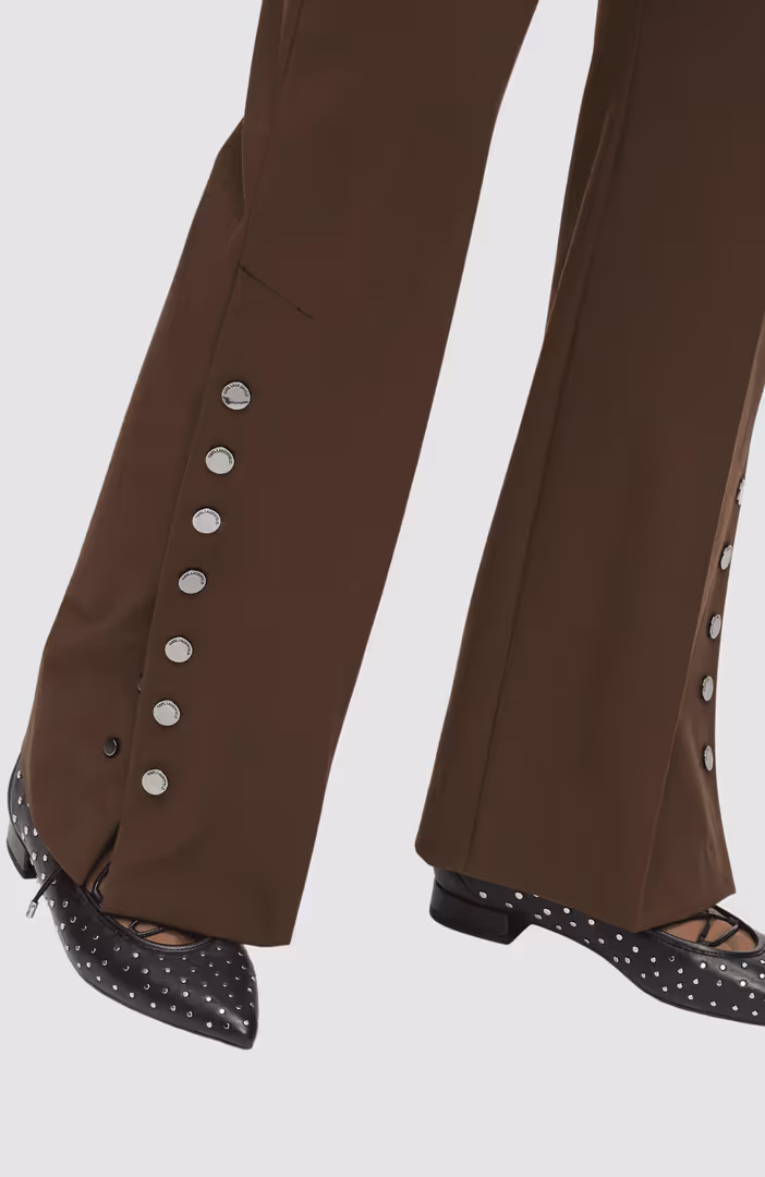 Snap Detail Fashion Pants