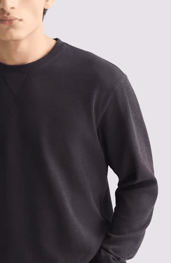 Garmentdyed regularfit sweatshirt