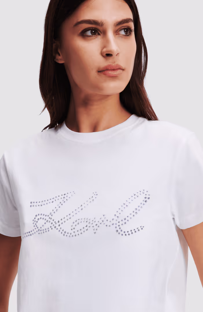 Rhinestone Logo T-Shirt