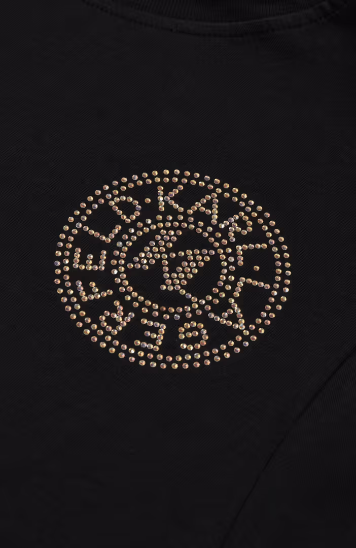 Rhinestone Logo Fashion Tee