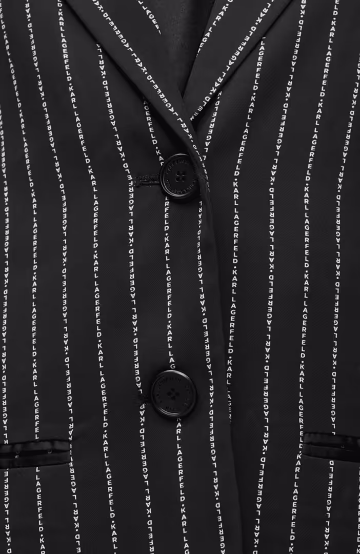 Elongated Pinstripe Gilet