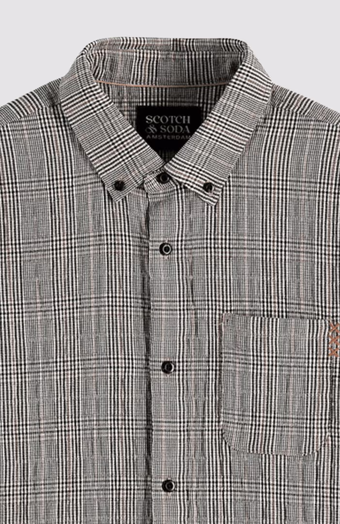 Seersucker Glen Check Shirt