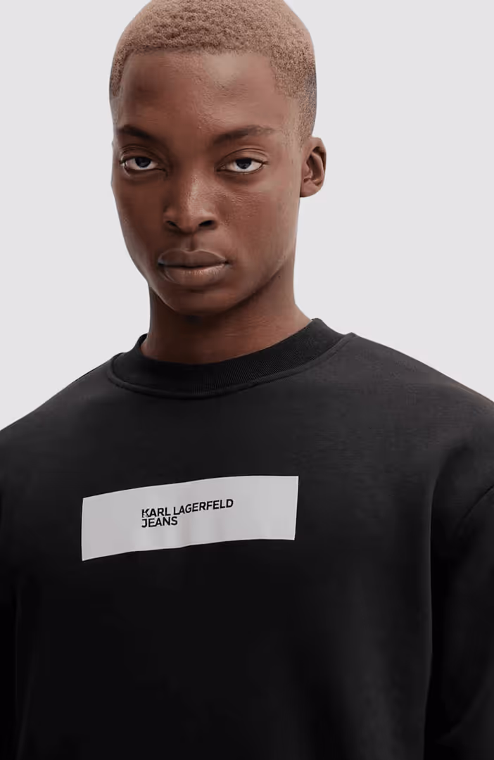 Klj Reg Reflective Logo Sweat