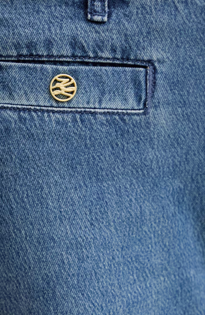 Wide Leg Denim Pants