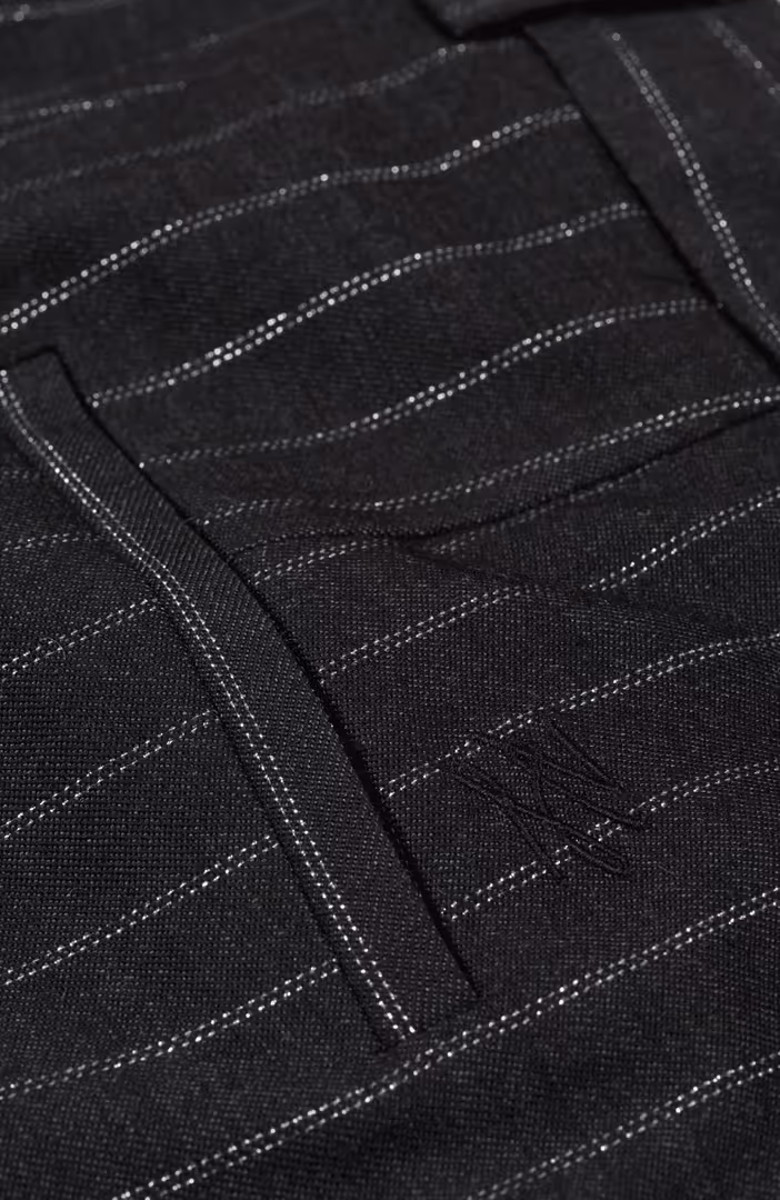Pinstripe Tailored Shorts