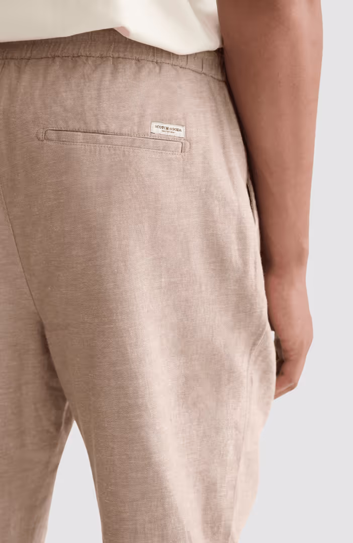 Seasonal core Warren cotton linen jogger
