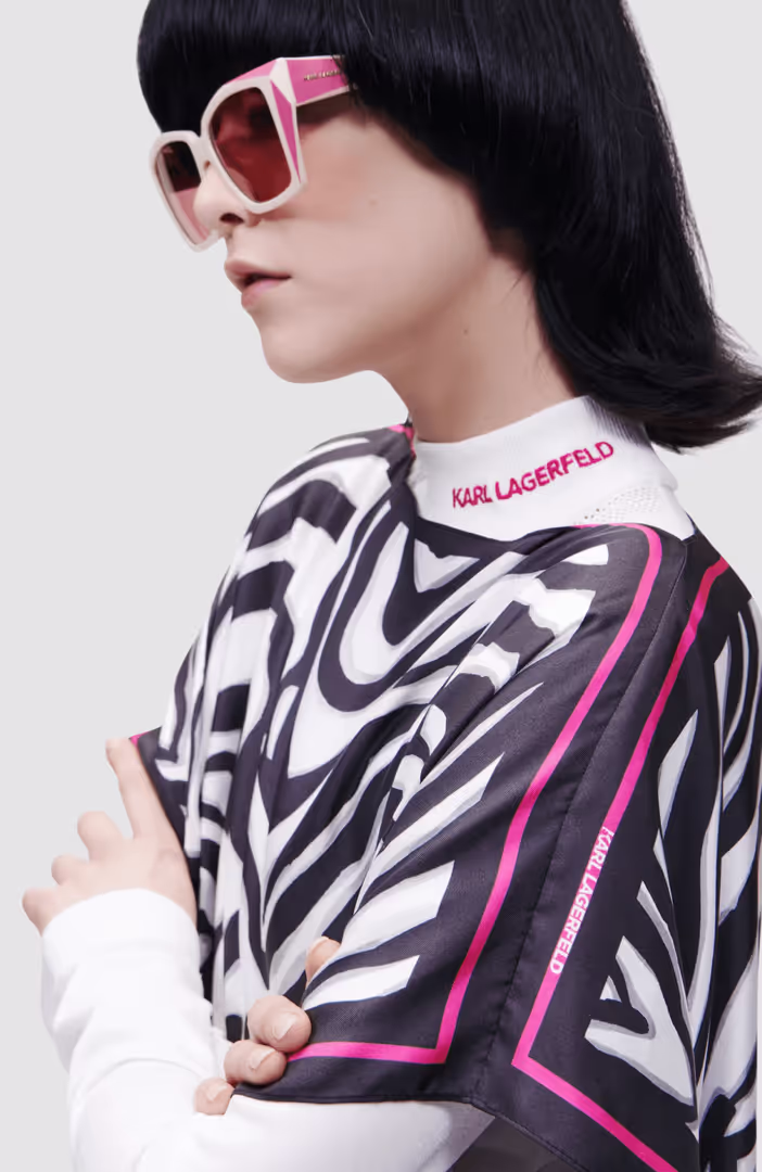 Zebra Silk Scarf Tunic