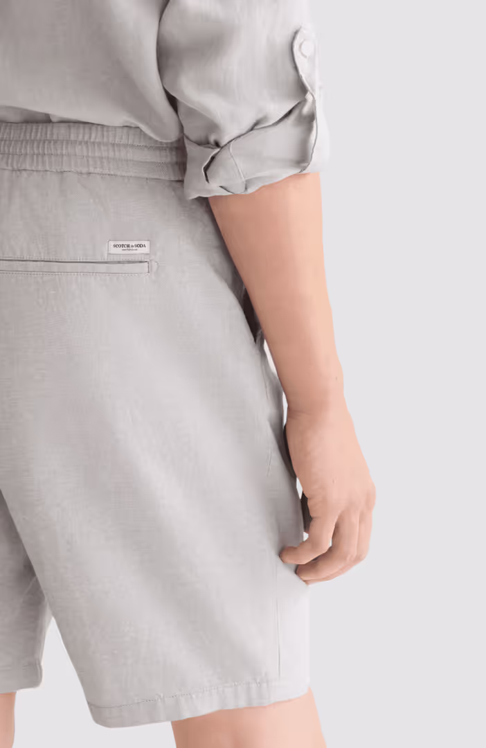 Seasonal core Fave cotton linen regularfit chino shorts