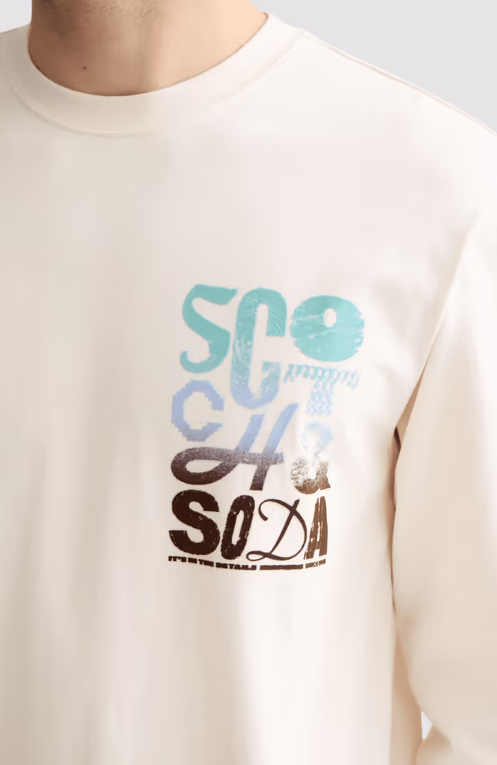 Relaxed Fit Artwork T-shirt LS