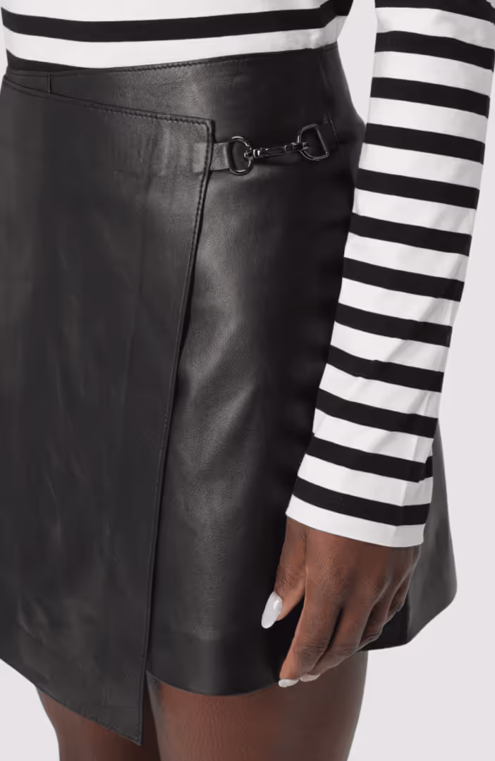 Leather Skort