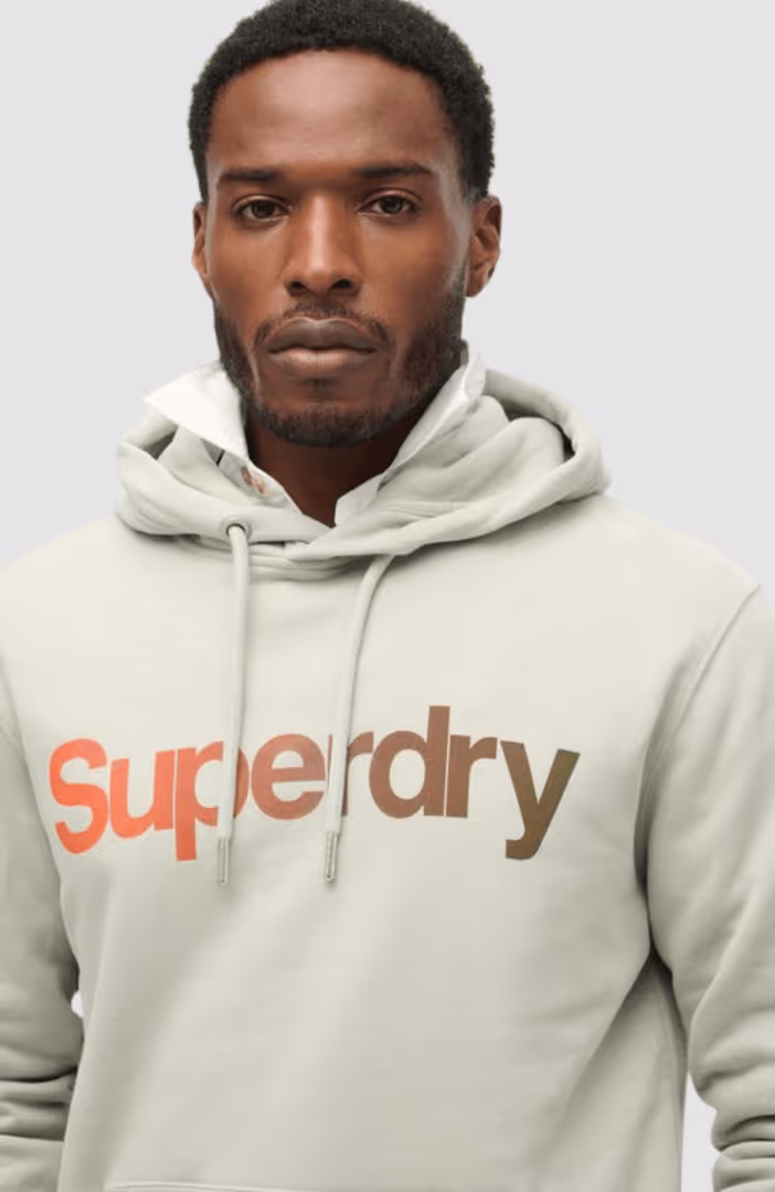 CORE LOGO FADE LOOSE HOOD