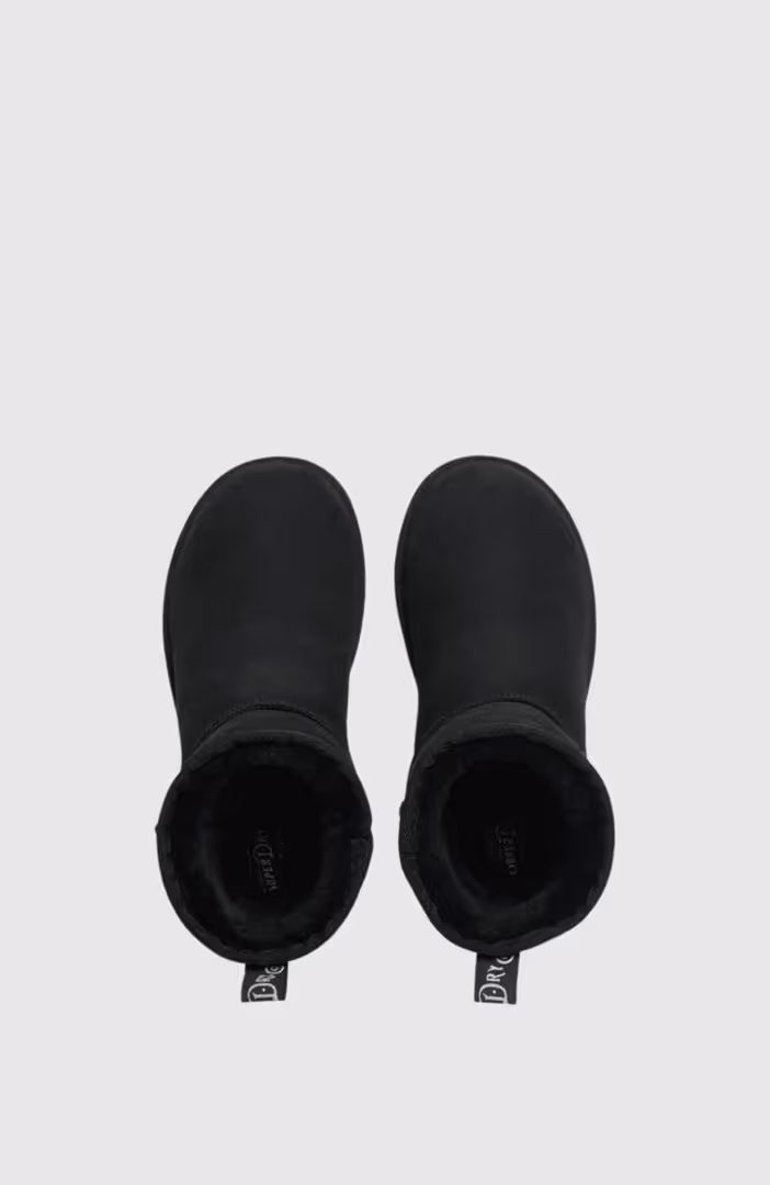 Suede Sherpa Ankle Boot