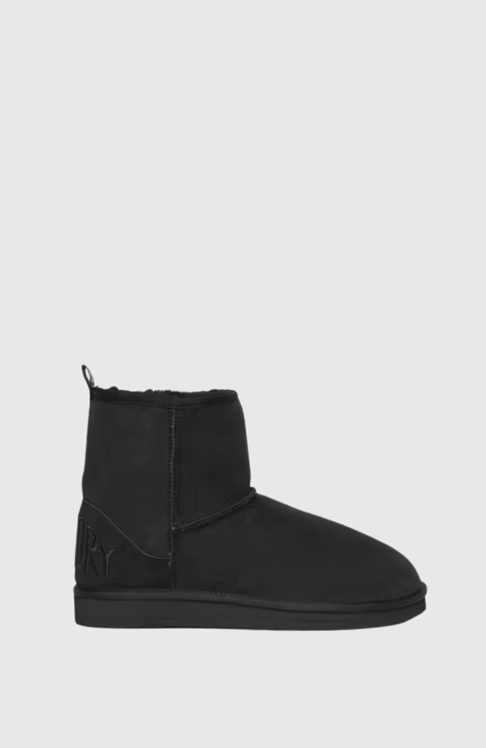 Suede Sherpa Ankle Boot