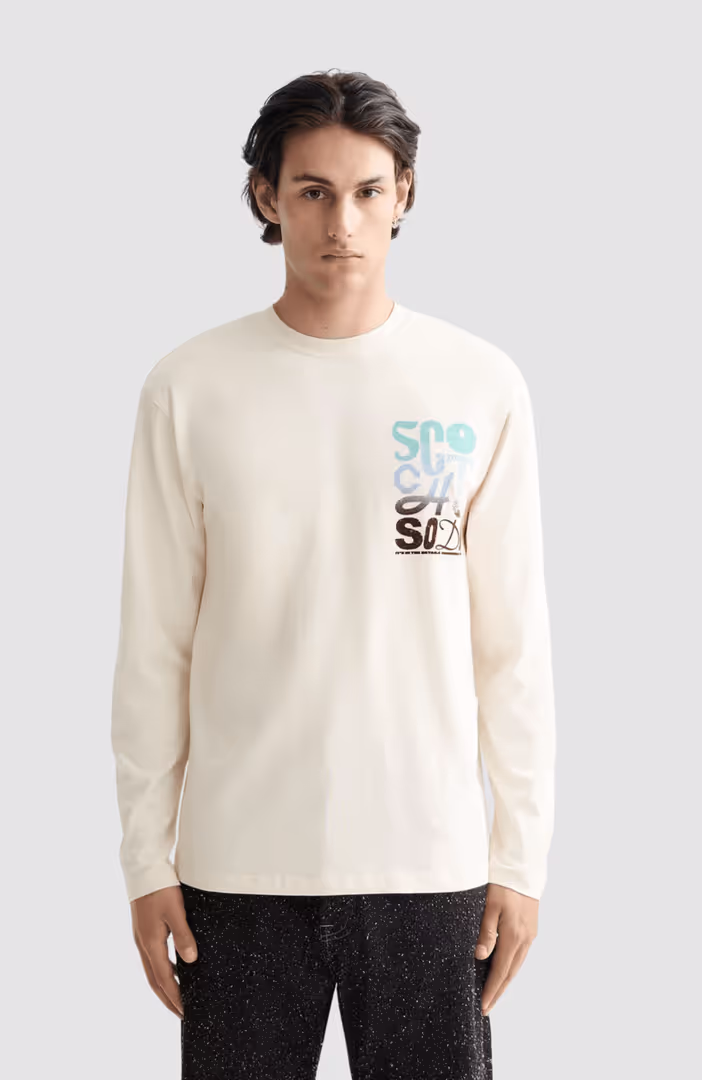 Relaxed Fit Artwork T-shirt LS