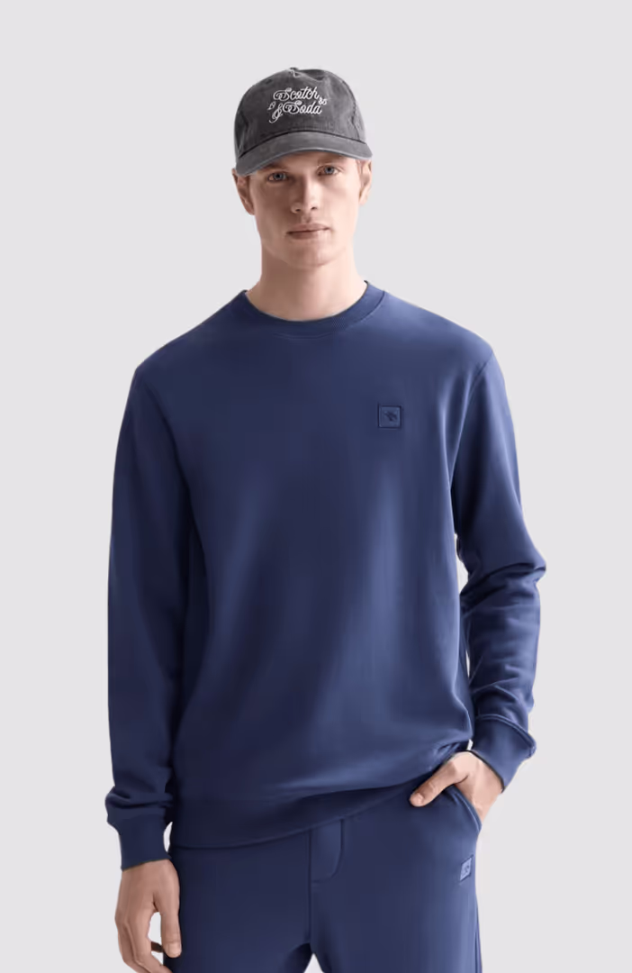 Seasonal core logo badge regular-fit sweatshirt