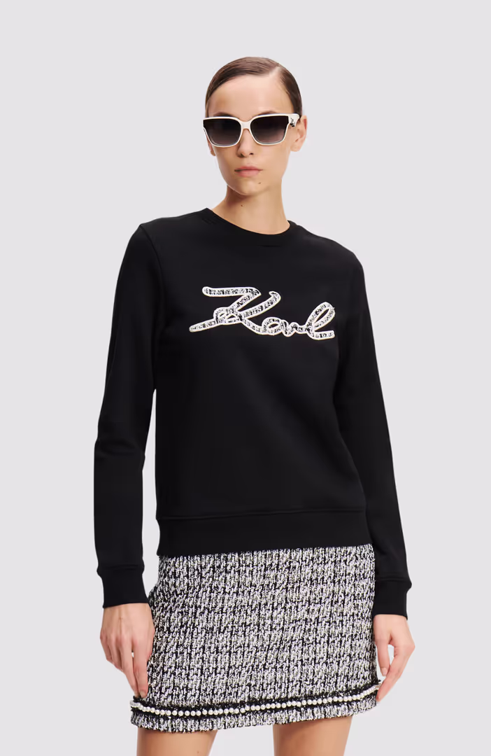 BOUCLE KARL SIGNATURE SWEAT