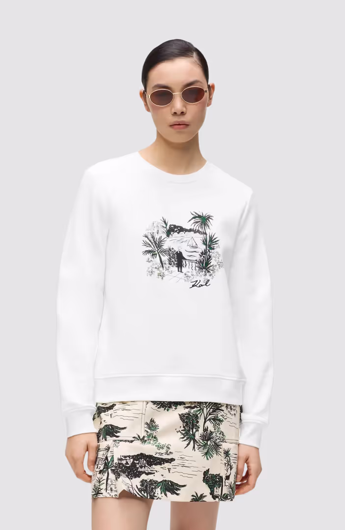 Villa Print Sweatshirt
