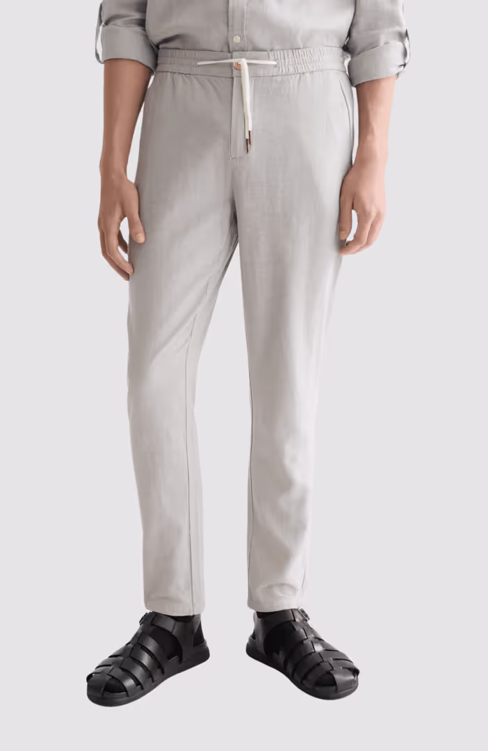 Seasonal core Warren cottonlinen twill jogger