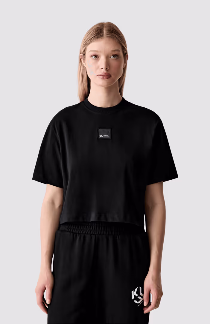 KLJ Reg Boxy Patch Tee
