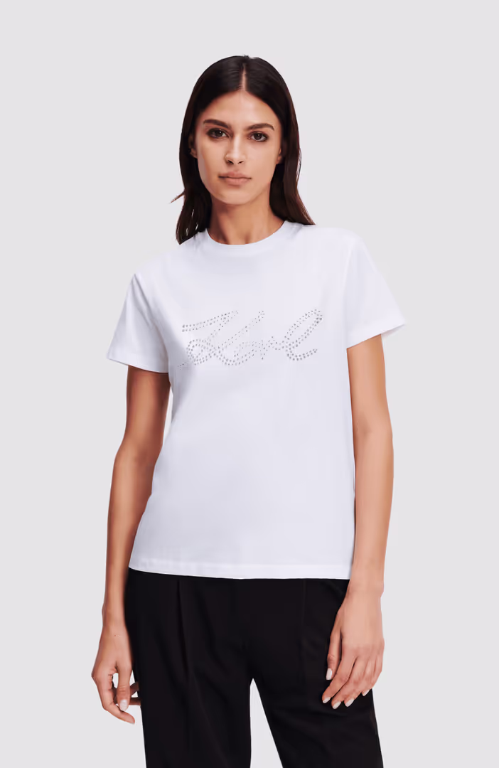 Rhinestone Logo T-Shirt