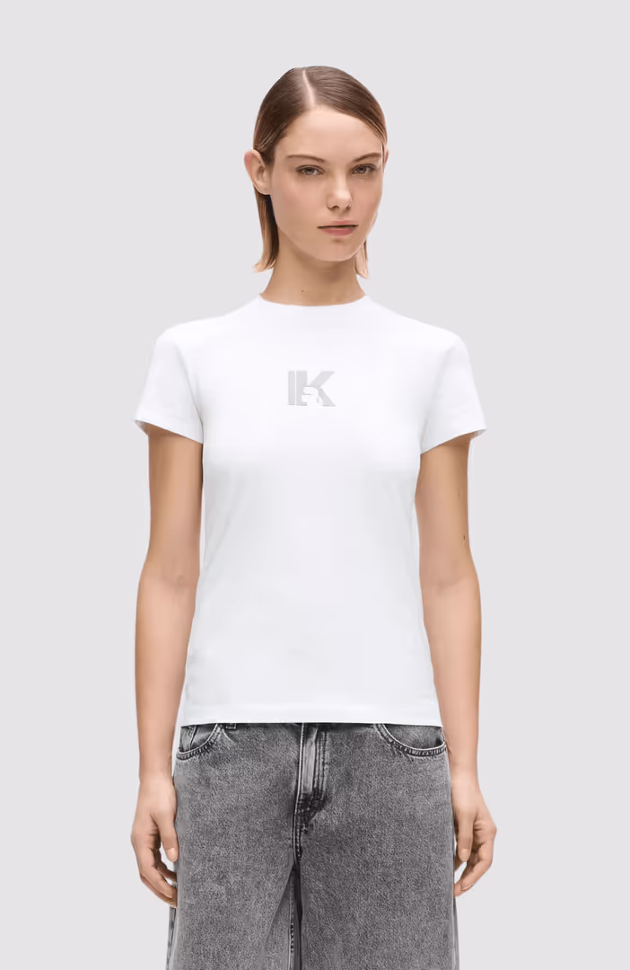 KLJ Slim Ss K Logo Tee