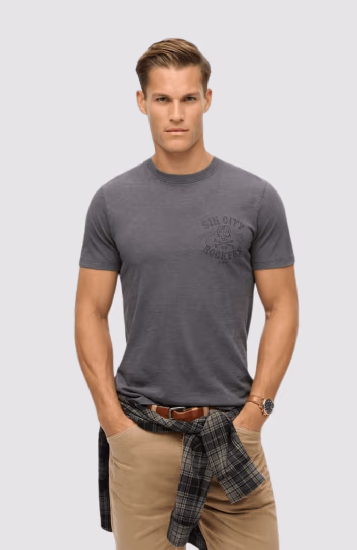 Retro Rocker Graphic T Shirt