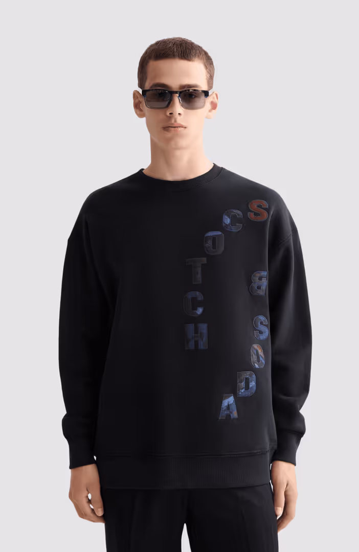 Loose FIt Applique Sweatshirt