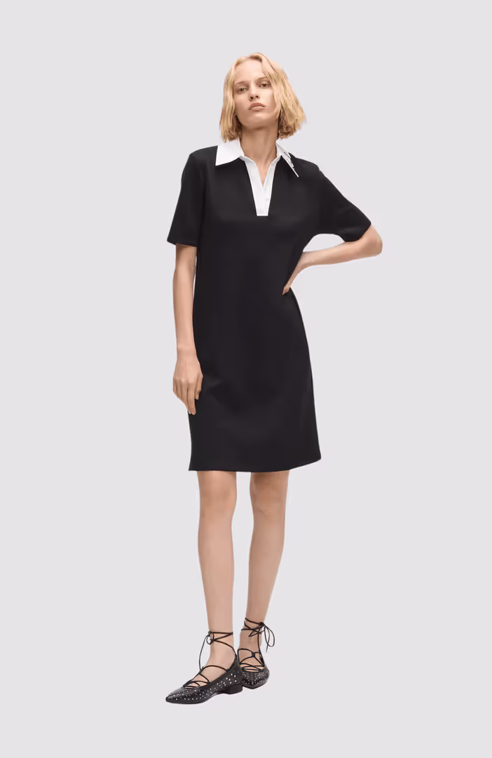 Signature Collar T-Shirt Dress