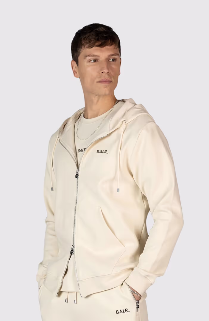 Q-Series Regular Fit Zip Through Hoodie