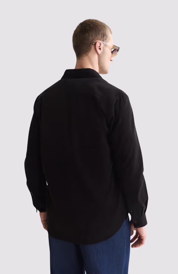 Fine corduroy regular-fit shirt
