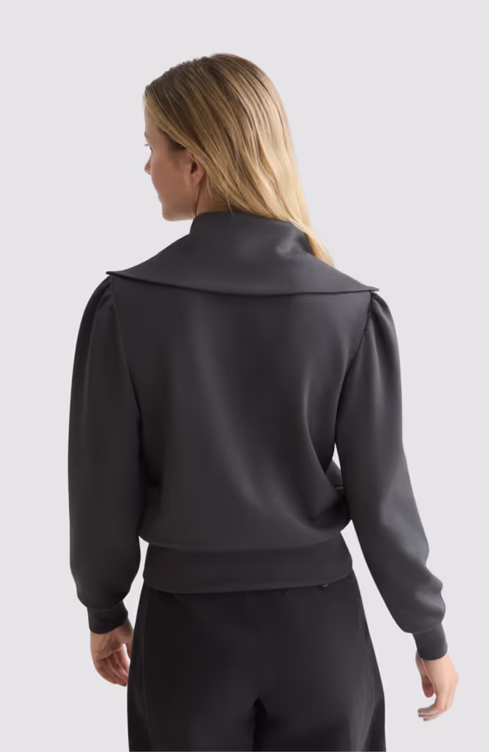 Zipped modal cardigan