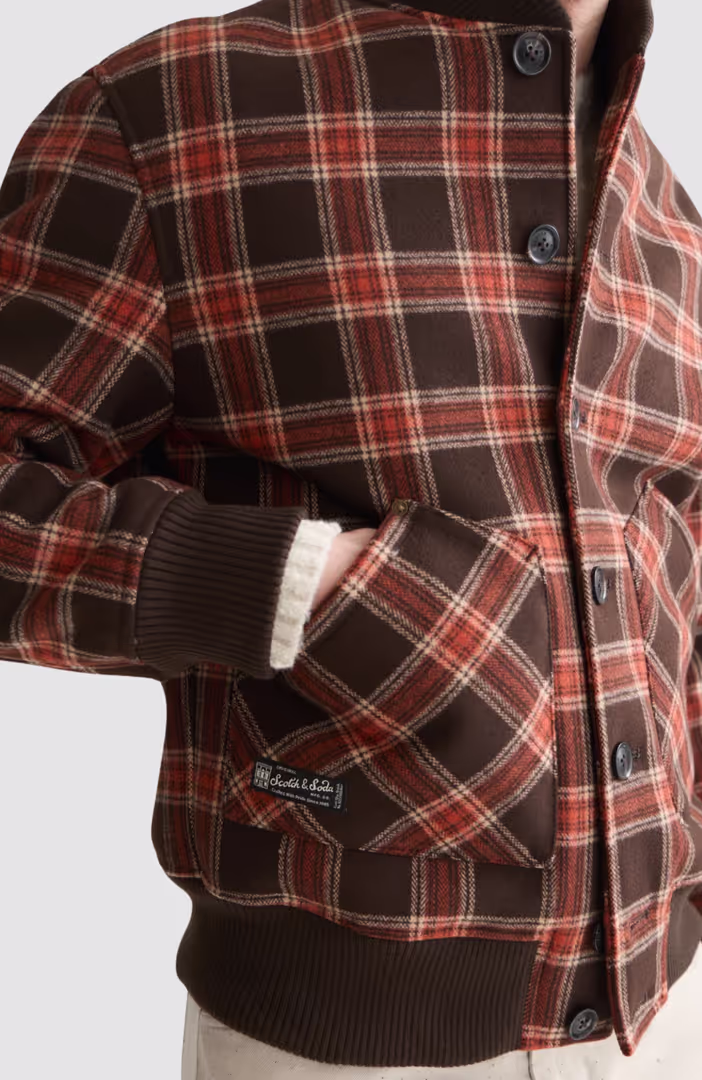 Shawl collar bonded jacket