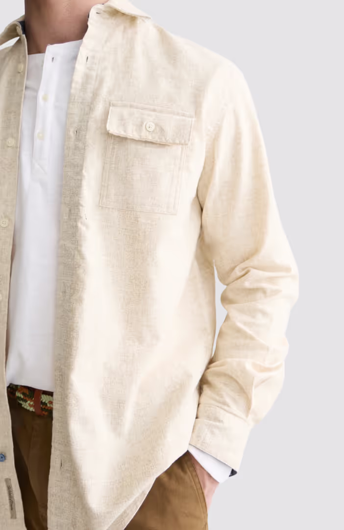 Melange regular-fit shirt