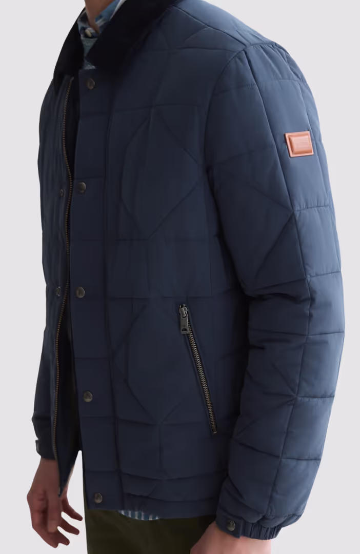 Quilted geo jacket