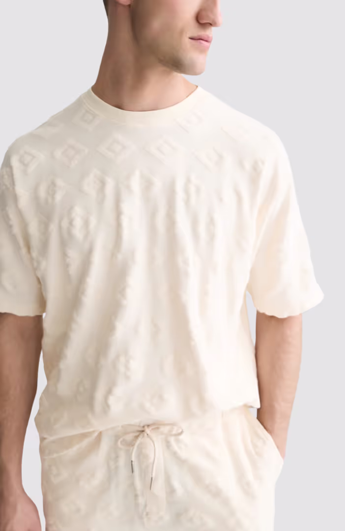 Jacquard loose-fit T-shirt