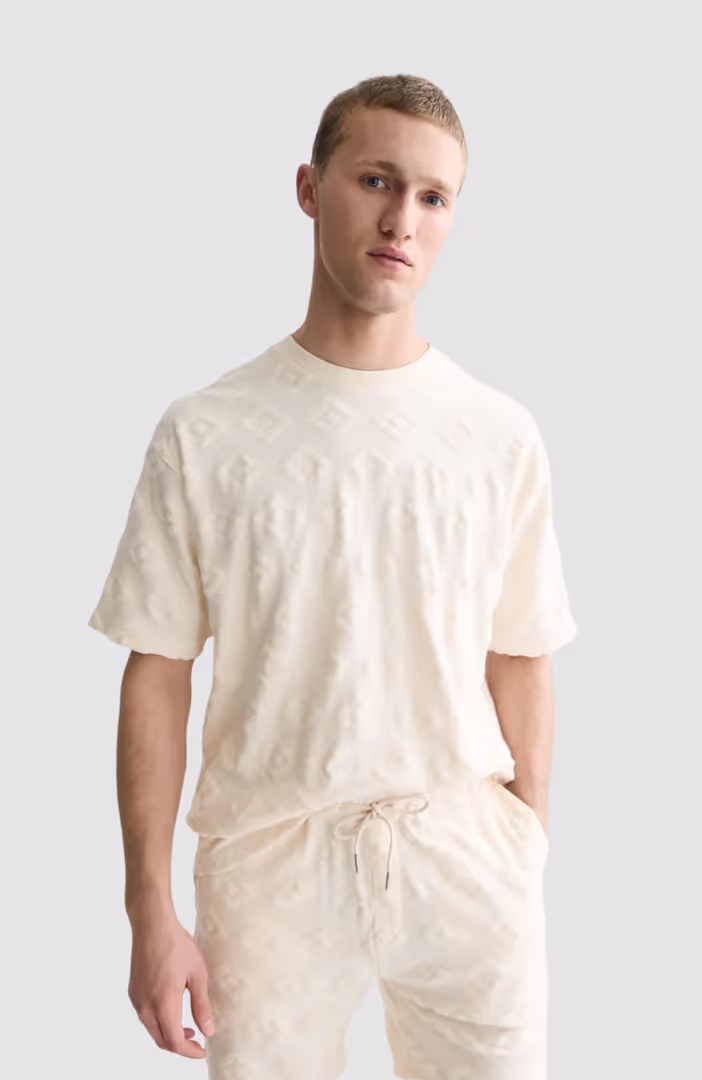Jacquard loose-fit T-shirt