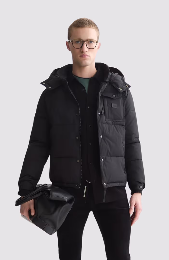 Hooded puffer jacket