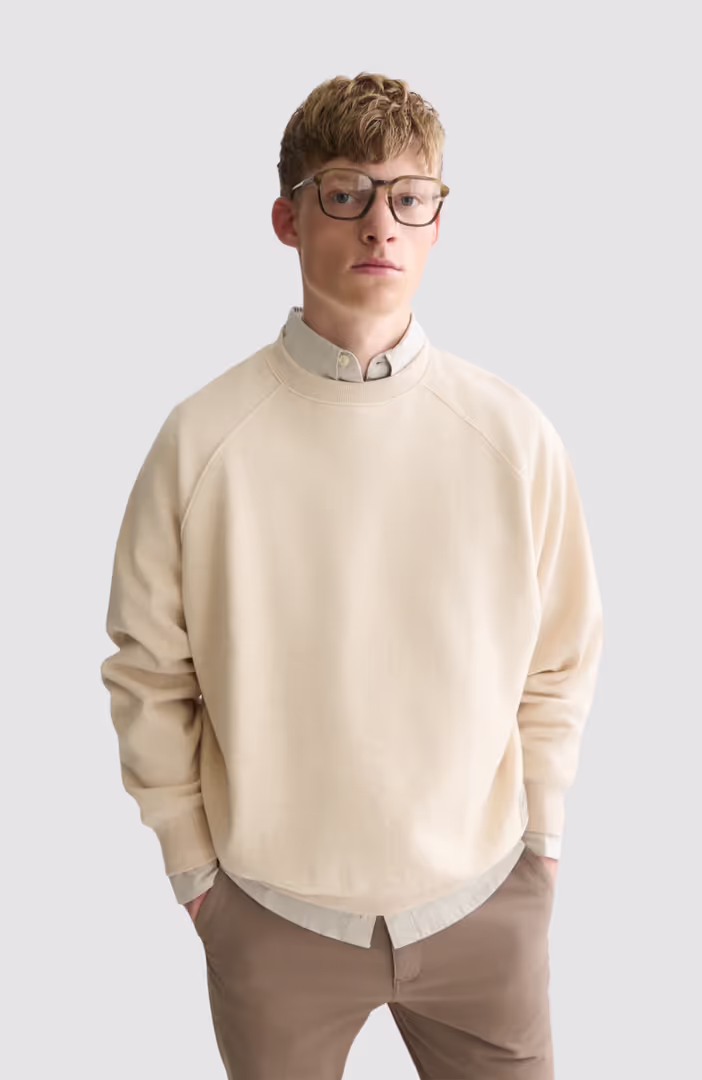 Melange loose-fit sweatshirt