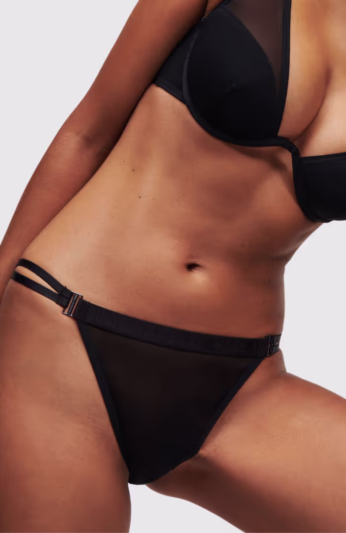Sheer Strappy Brazilian