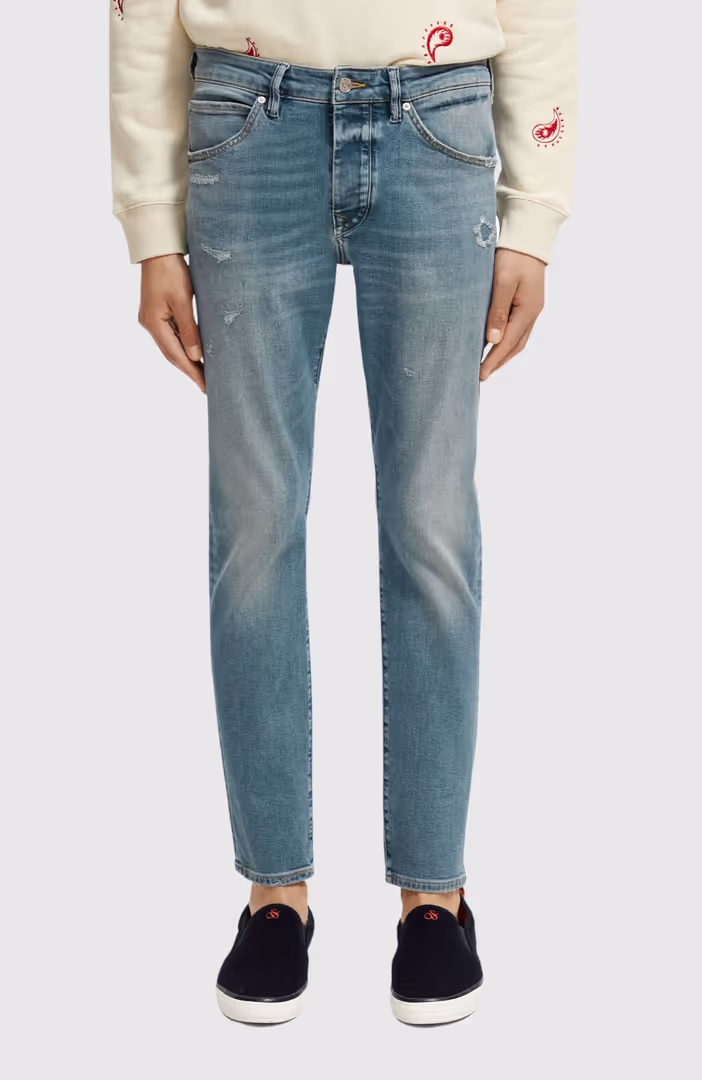 The Singel constructed slim jeans — Live And Loud