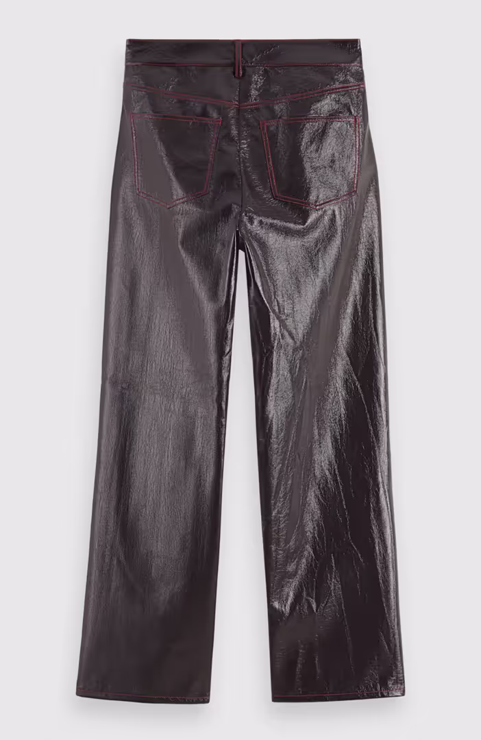 The Sky faux leather vinyl pant