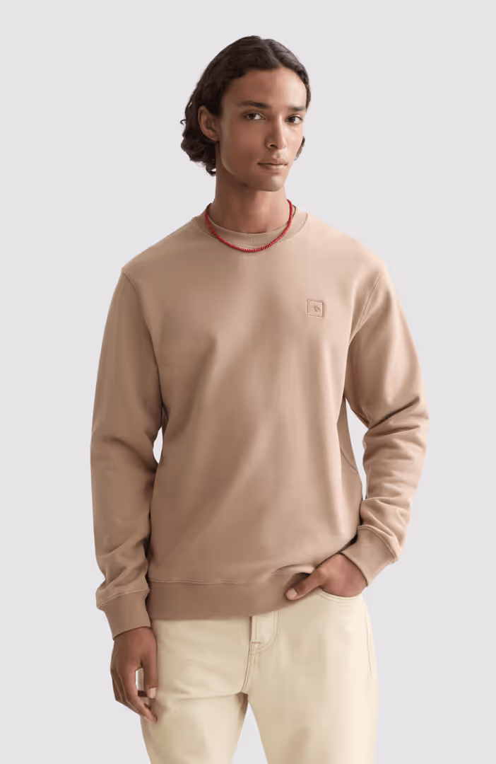 Seasonal core logo badge regular-fit sweatshirt