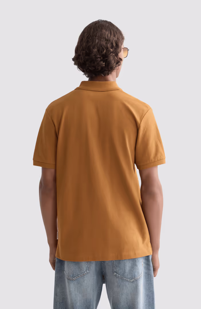 Seasonal core pique chest logo polo